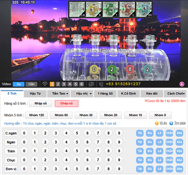 Lotto KuBet - Xổ Số Tốc Độ Cao Với Tỷ Lệ Thưởng Hấp Dẫn Giao diện game lotto kubet